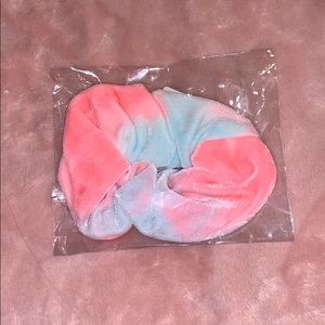 Gradient Water Color Velour Scrunchie